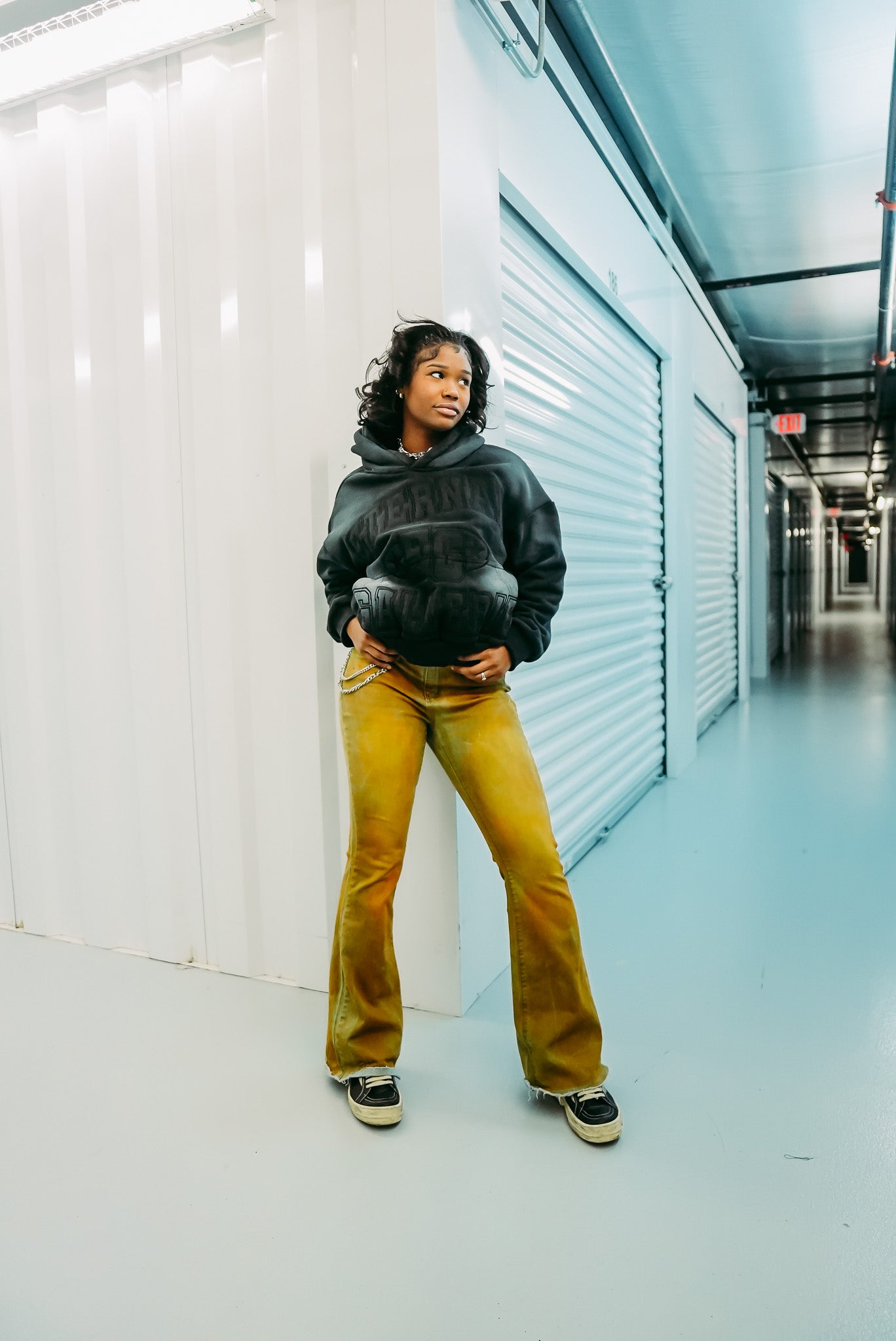 Smoke Black Pullover Hoodie