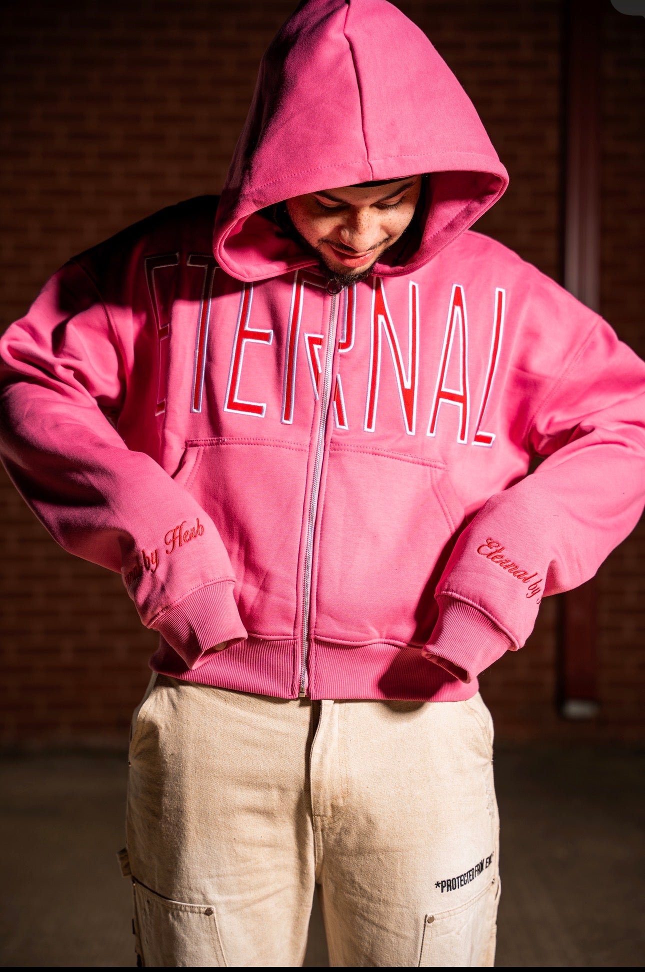 Eternal Perseverance Pink Zip