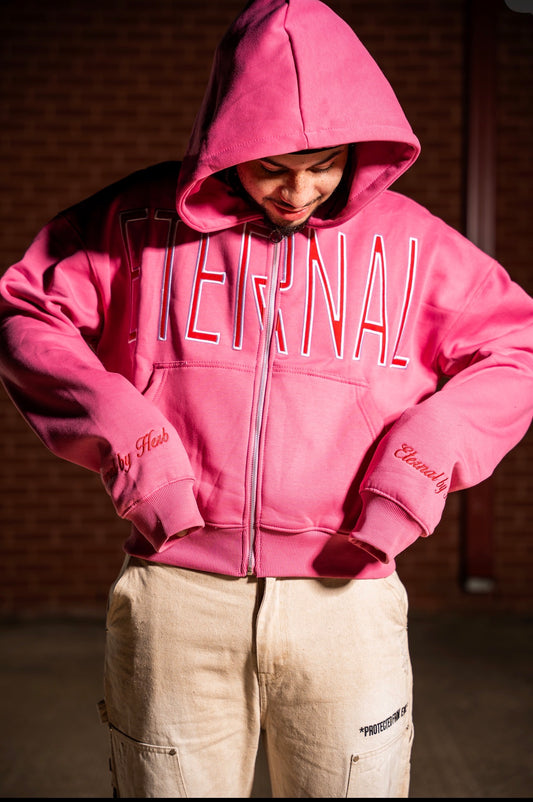 Eternal Perseverance Pink Zip